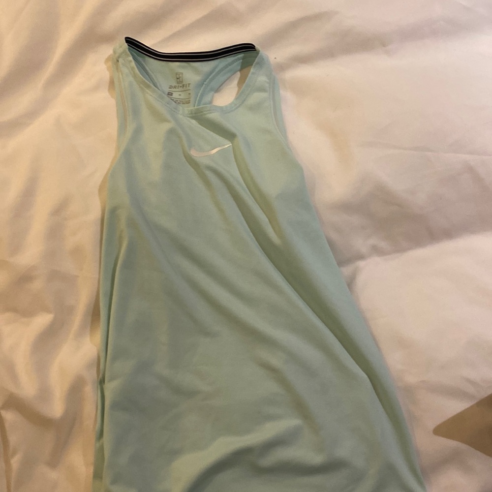 teal nike tennis tank top Medium